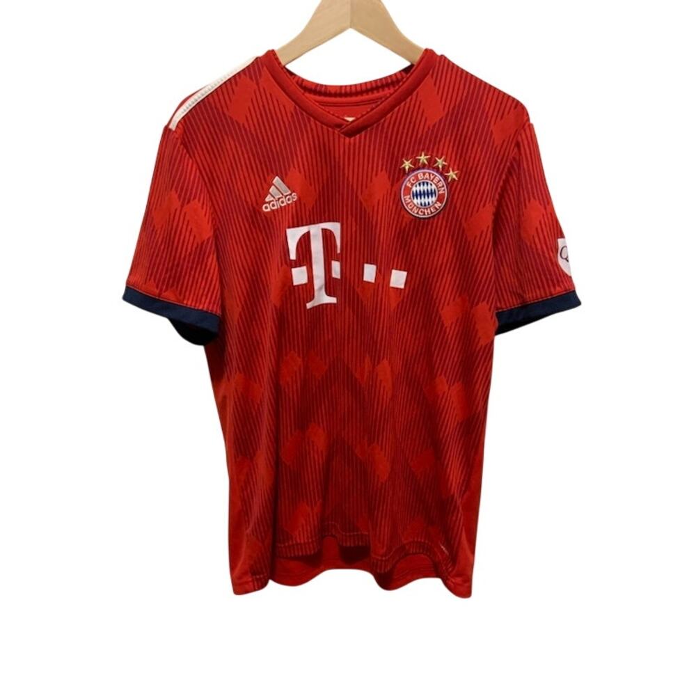 Adidas FC Bayern Munich Men's Large 2018|2019 Home Soccer Football Jersey Shirt